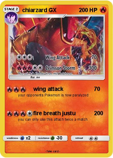 Pokemon chiarzard GX