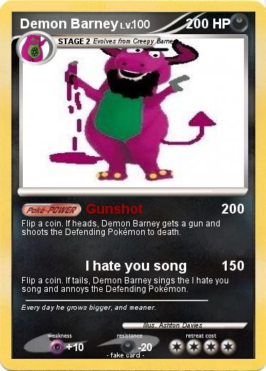 Pokemon Demon Barney