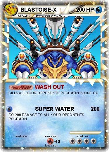 Pokemon BLASTOISE-X