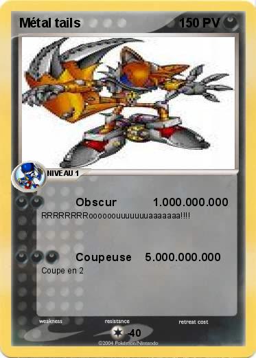 Pokemon Métal tails