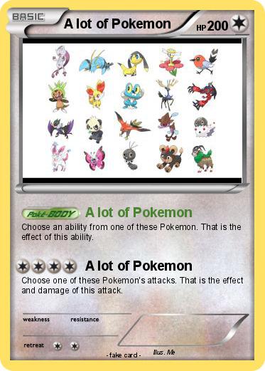 Pokemon A lot of Pokemon