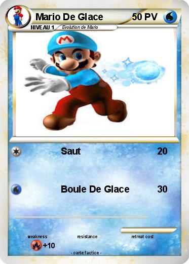 Pokemon Mario De Glace