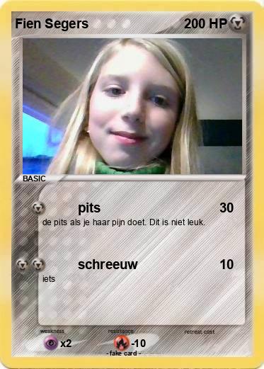 Pokemon Fien Segers