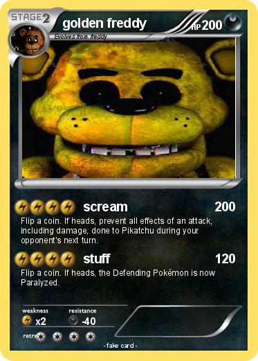 Pokemon golden freddy