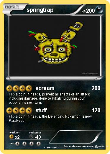 Pokemon springtrap