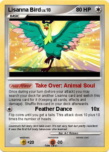Pokemon Lisanna Bird