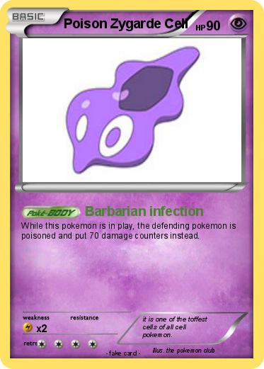 Pokemon Poison Zygarde Cell
