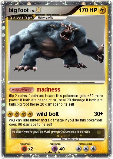 Pokemon big foot