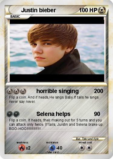Pokemon Justin bieber