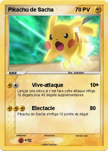 Pokemon Pikachu de Sacha