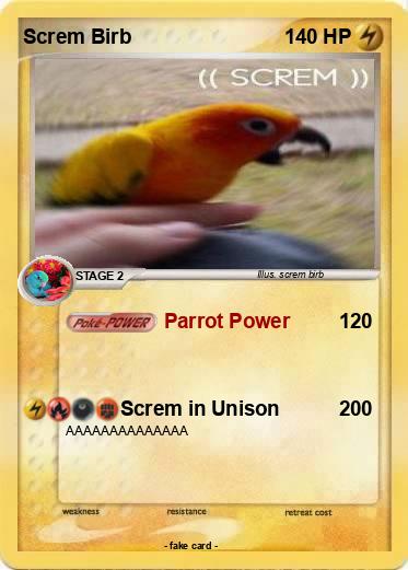 Pokemon Screm Birb
