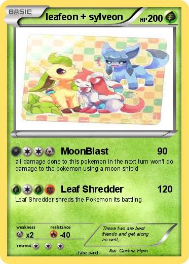 Pokemon leafeon + sylveon