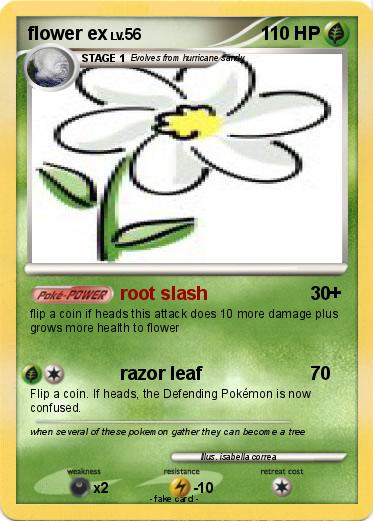 Pokemon flower ex