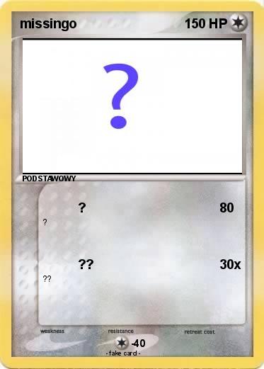Pokemon missingo