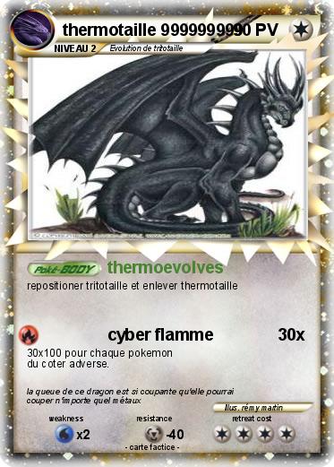 Pokemon thermotaille 999999999