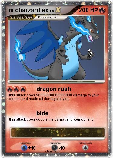 Pokemon m charzard ex