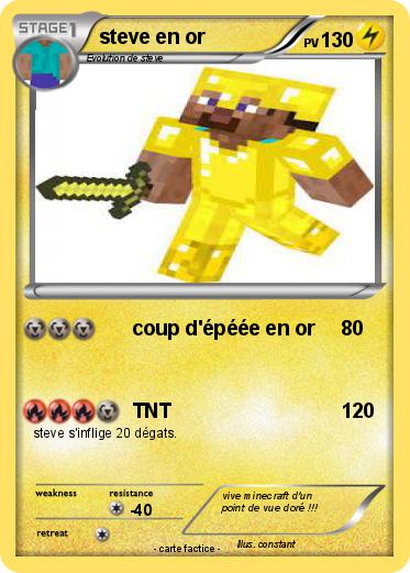 Pokemon steve en or