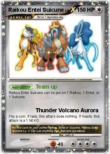 Pokemon Raikou Entei Suicune