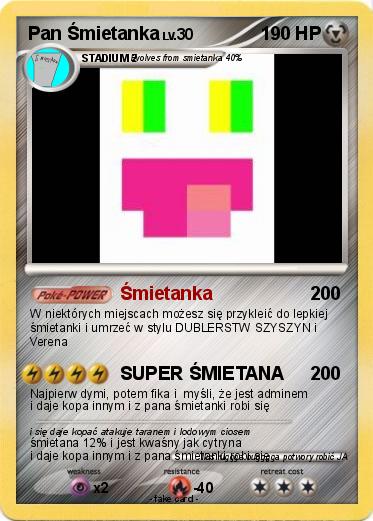 Pokemon Pan Śmietanka