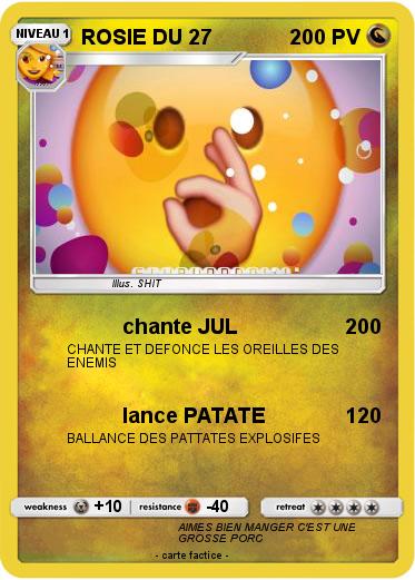 Pokemon ROSIE DU 27