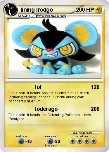 Pokemon lining lrodgo
