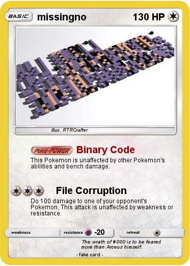 Pokemon missingno