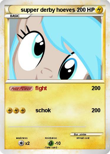 Pokemon supper derby hoeves