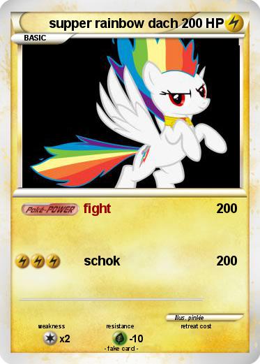 Pokemon supper rainbow dach