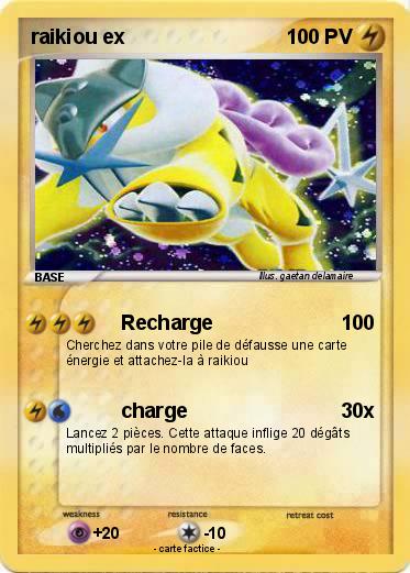 Pokemon raikiou ex