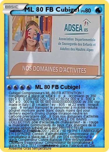 Pokemon ML 80 FB Cubigel