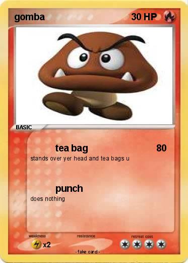 Pokémon gomba 7 7 - tea bag - My Pokemon Card