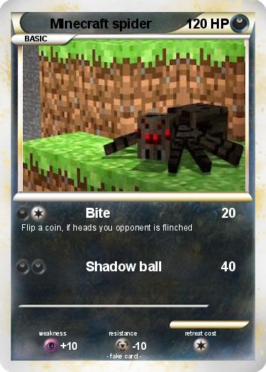 Pokemon MInecraft spider