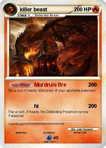 Pokemon killer beast
