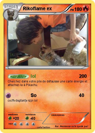 Pokemon Rikoflame ex