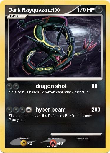 Pokemon Dark Rayquaza