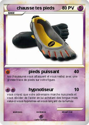 Pokemon chausse tes pieds