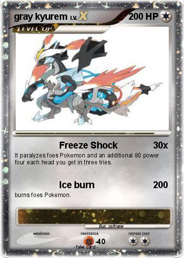 Pokemon gray kyurem