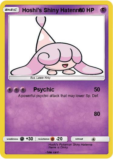 Pokemon Hoshi's Shiny Hatenna