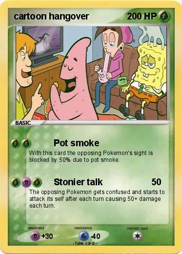 Pokemon cartoon hangover