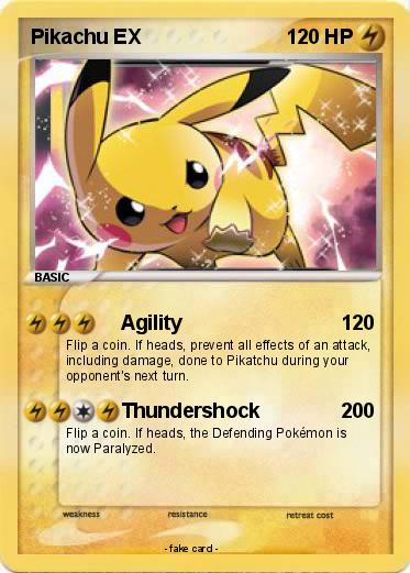 Pokemon Pikachu EX