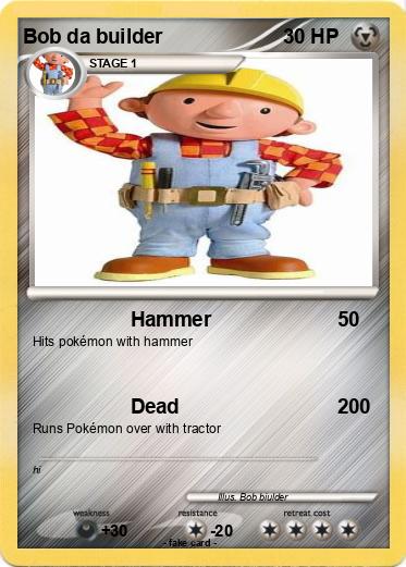 Pokemon Bob da builder