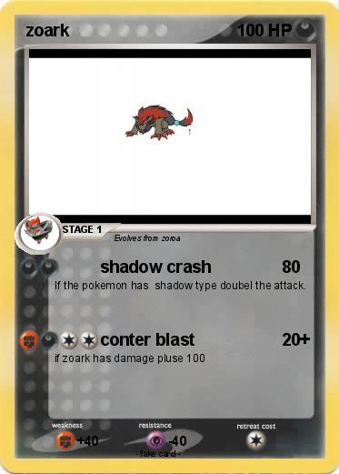 Pokemon zoark