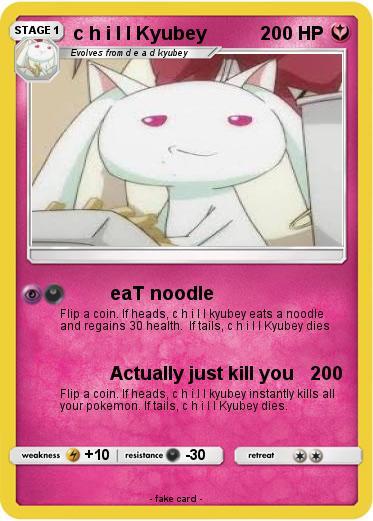 Pokemon c h i l l Kyubey