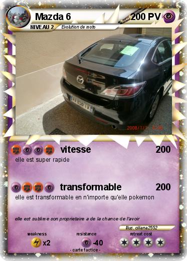 Pokemon Mazda 6