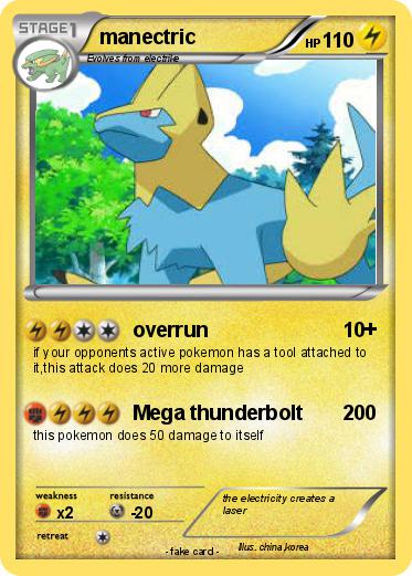 Pokemon manectric