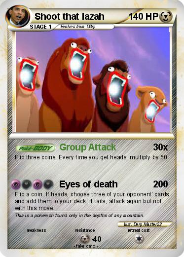 Pokemon Shoot that lazah