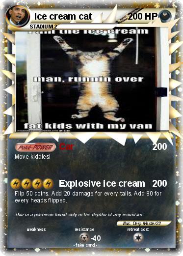 Pokemon Ice cream cat