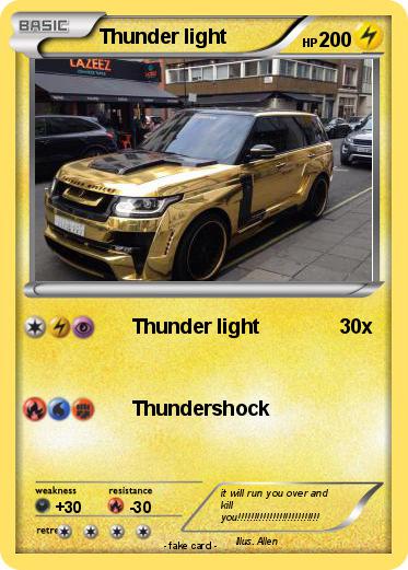 Pokemon Thunder light