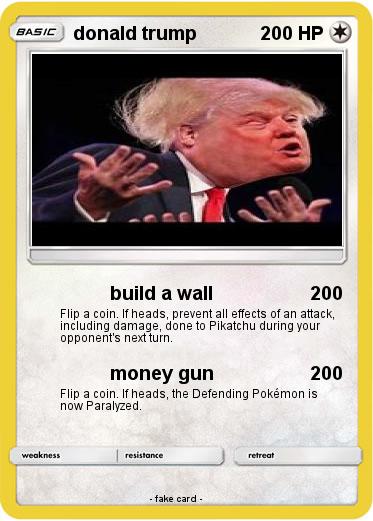 Pokemon donald trump