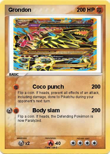 Pokemon Grondon